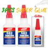 401/502 Instant Adhesive for Repairing and Joining Metal and Plastic Toys, 20/50g – 5-Second Quick-Drying Cyanoacrylate