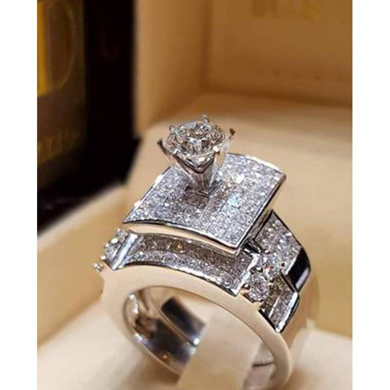 Viya Jewelry Couple Set Ring Jewelry Ladies Engagement Ring