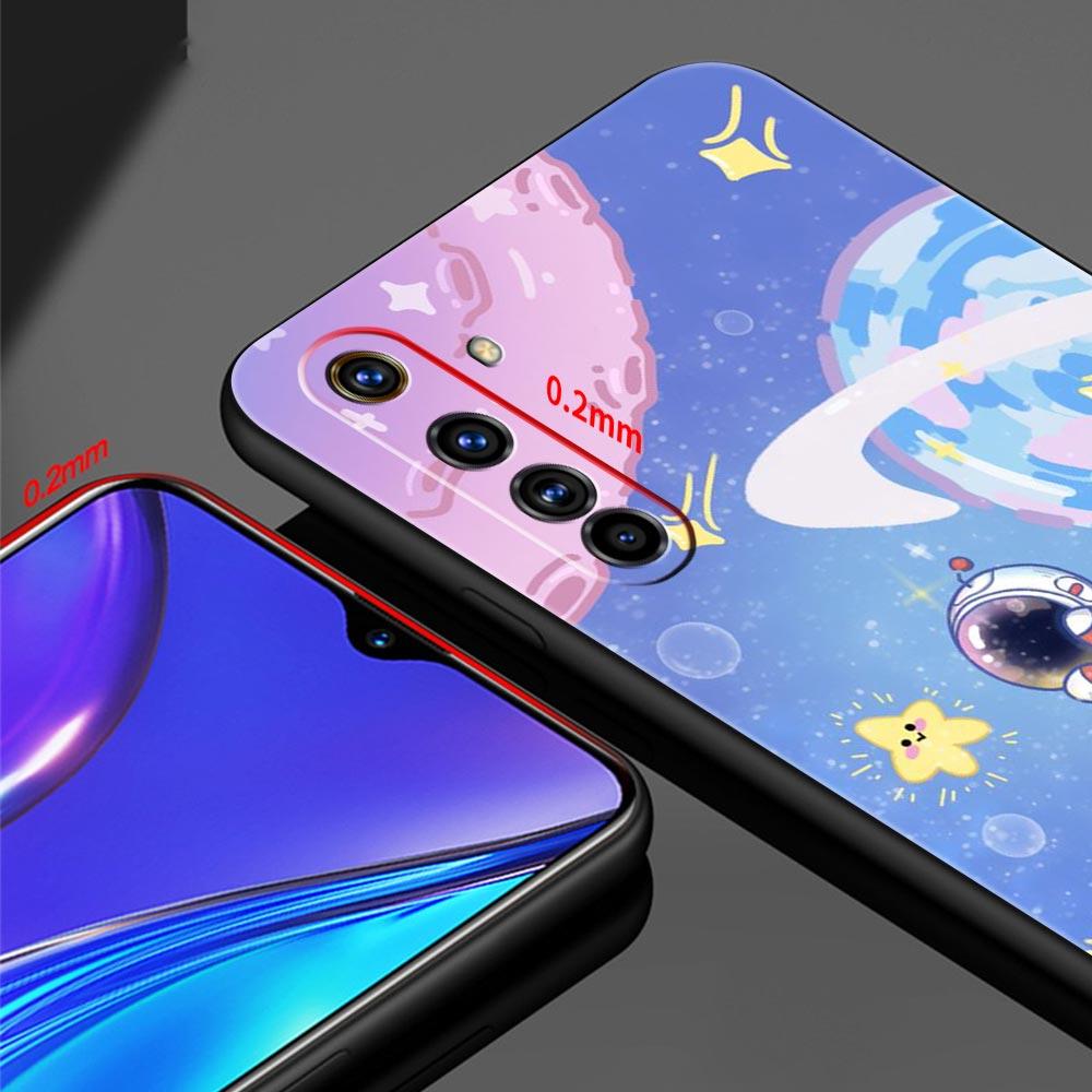 Cute Cartoon Astronaut For Realme 11 10 9 8 5G 7 6 GT2 Pro Plus C21 C11 C25 C35 Soft Cover For Realme GT Neo 2 3 3T Phone Case