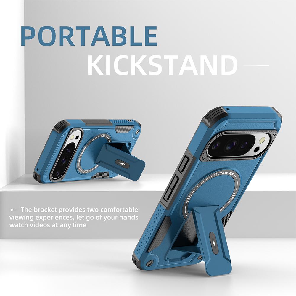 Magnetic Stand Phone Bag Case for Google Pixel 10 Pro XL Pixel10 Pixel9 Pixel 9 Pro XL