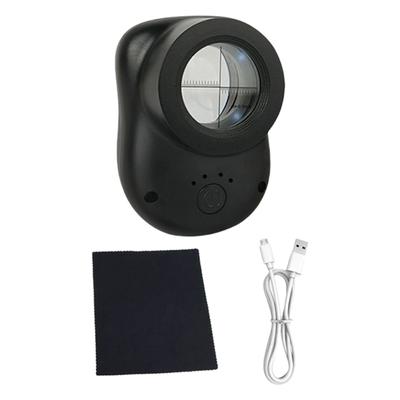 ABS-Lupe mit integriertem LED-Licht, 40-fache Vergrößerung für Präzisionshandwerk und Identifikation