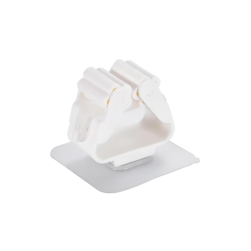 Mop Storage Storage Rack Bathroom Suction Hanging Pipe Traceless Mop Clip Broom Hanger Wall-Mounted Waterproof Mop Rack