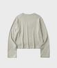 HOOVES Line Stitch Slub Long Sleeve [Light Gray]
