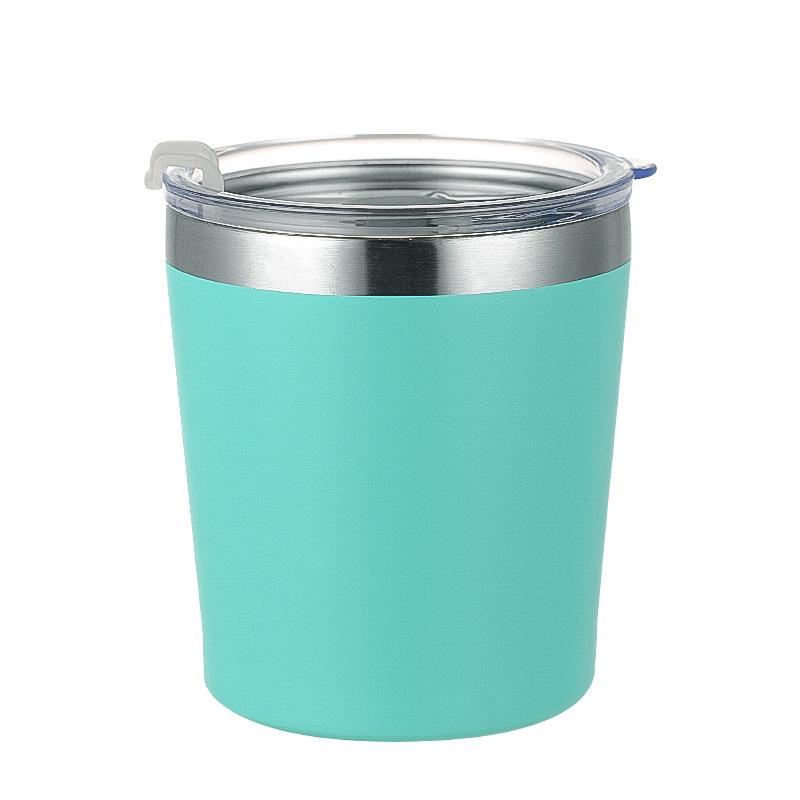 8oz Edelstahl Milchbecher Doppelschicht Vakuum Mini Autobecher Outdoor Auto Tragbarer Isolierbecher