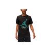 T-Shirts Herren Schwarz Rundhals Mittlere Gerade Passform DQ7377-010