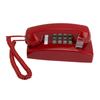 Old Style Retro Wall Phone Waterproof Landline Corded Telephone with Handset Volume Control for Home Hotel Office Red