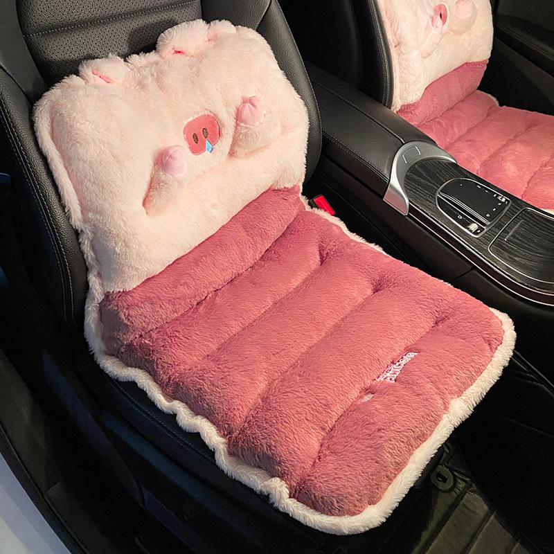 Car Seat Cushion, Winter Plush Seat Cushion General Motors Interior Seat Cushion Winter Car Cartoon Warm Car Seat Cushion