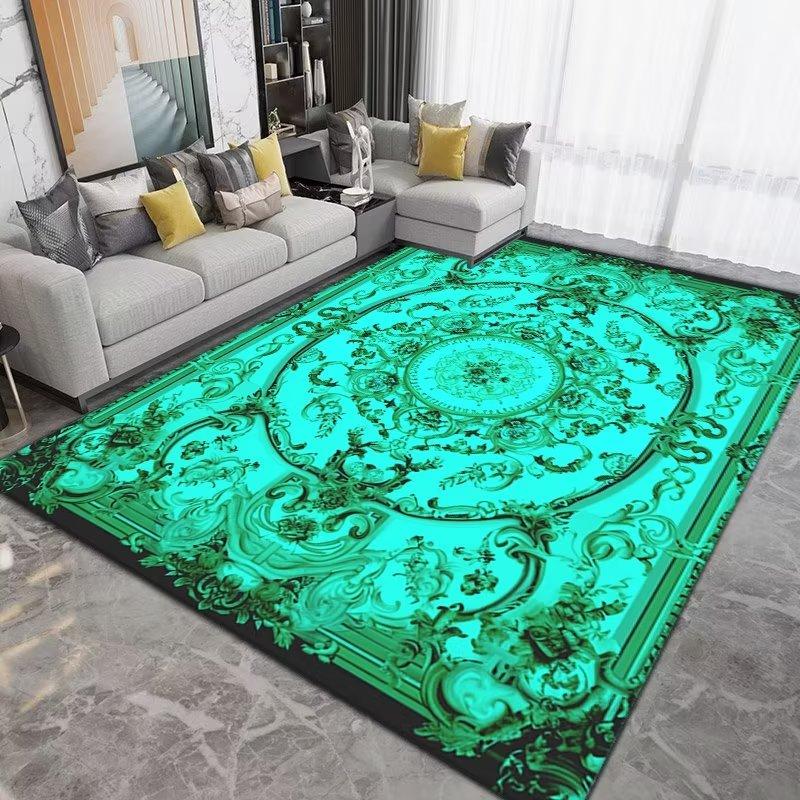 Nordic Style Light Luxury Noble Carpet Living Room Washable Non-slip Rugs Mat Household Carpets for Bedroom Classic Style Rug