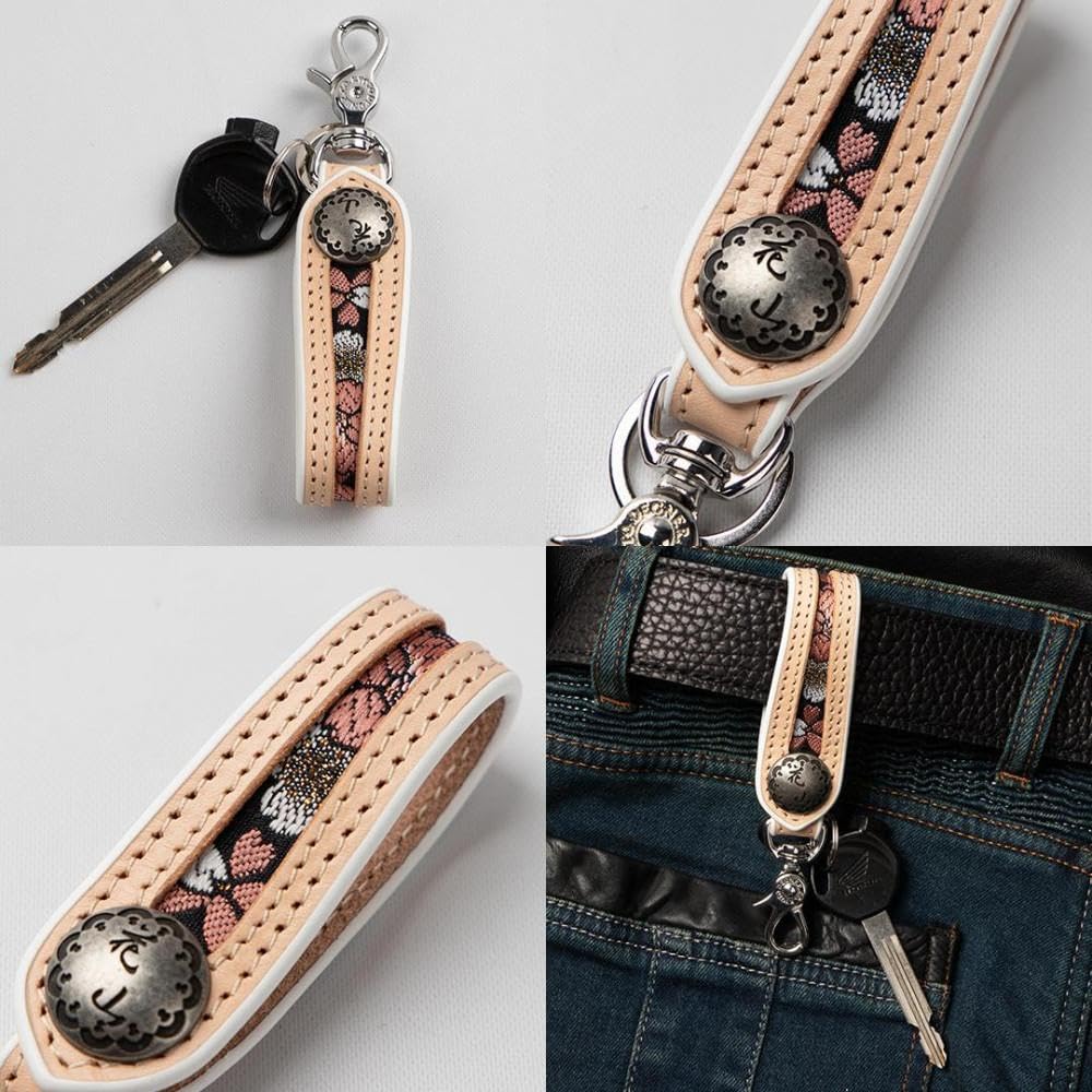 Hanayama Keychain Motorcycle Accessories [Degner] K-70K (Kyoto Sakura-Tan)