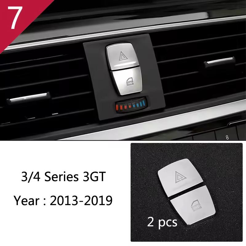 Für BMW 3 4er 3GT F30 F31 F32 Innenraum Handschuhfach Beifahrer Werkzeugkasten Zierleisten Pailletten Dekorabdeckung Zierleiste Auto Styling Zubehör