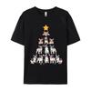 French Bulldog Christmas Tree French T Shirt Tops Shirts Prevailing Cotton Unique Style Mens Grahpic Tee Shirt