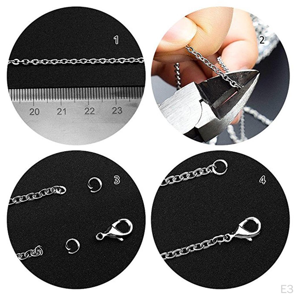 13yd Roll Scroll Stainless Steel Cable Chain For Necklace Bracelet Findings