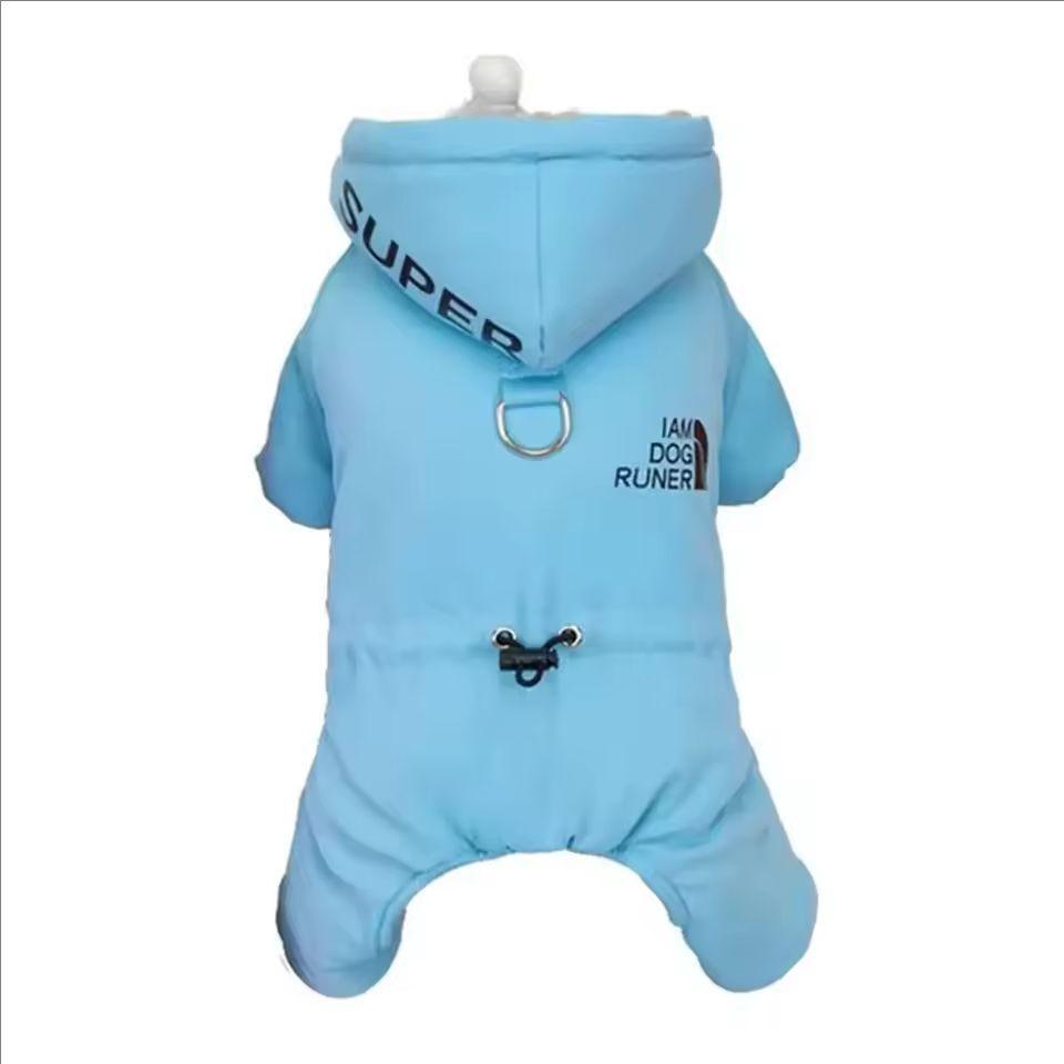 Thicken Warm Dog Jumpsuit Winter Pet Dogs Clothes for Chihuahua Coat Waterproof Hoodie Puppy Overalls Poodle Jacket Pet Apparel