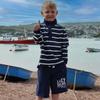 Lazy Jacks Boys Stripe Pique Quarter Zip Sweatshirt