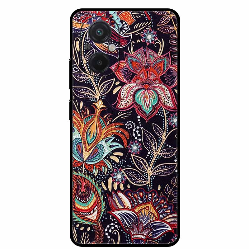 3D Präge Hülle Für Realme 12 lite 4G Handyhülle Blumen Silikon Weiche Rückabdeckung Für Realme C67 4G GT3 GT Neo5 240W 5G Hülle C 67