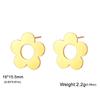 Cazador Cute Flower Drop Earrings for Women 2026 Trending Gold Color Stainless Steel New In Earrings Party Wedding Jewelry Gift