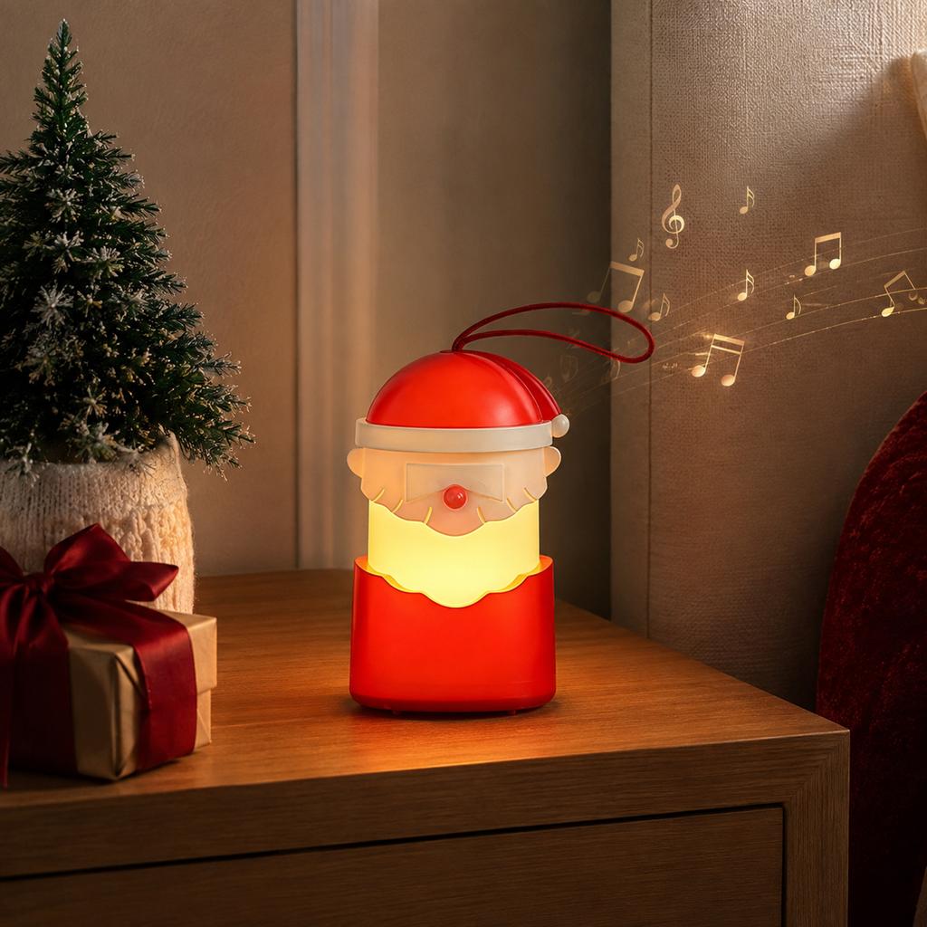 Christmas Musical Night Light for Holiday Tabletop Decor