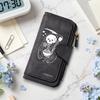Grim Reaper Pattern Long Wallet Casual Portable Card Holder Fashion Daily Purse
