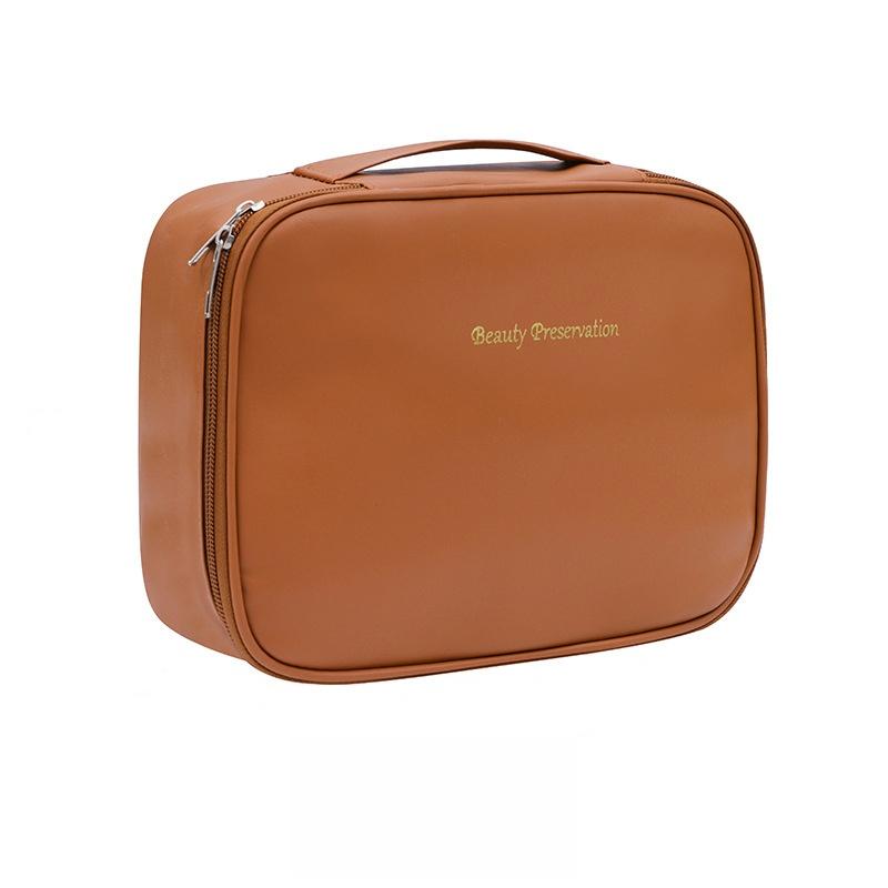 Detachable Cosmetic Bag Storage Organizer Large Capacity Skincare Products Lipstick Eyeshadow Makeup Brushes Makeup Storage Bag