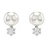 Matrix Imitation Crystal Pearl Earrings Women Earrings White 5694225