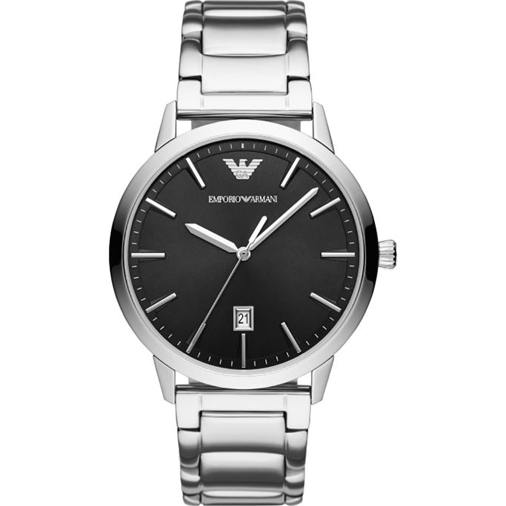 

Emporio Armani Ruggero Black Metal Men s Quartz Date AR11310 чёрный