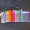 Gold Stamping Mesh Candy & Sachet Wedding Bag