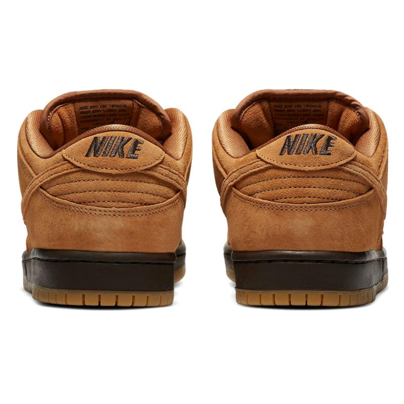 Nike Sb Dunk Low Pro 'Wheat Mocha' Skateboard Shoes BQ6817-204