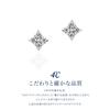 10K White Gold Earrings 111616153204 4℃ (4℃) (WG)