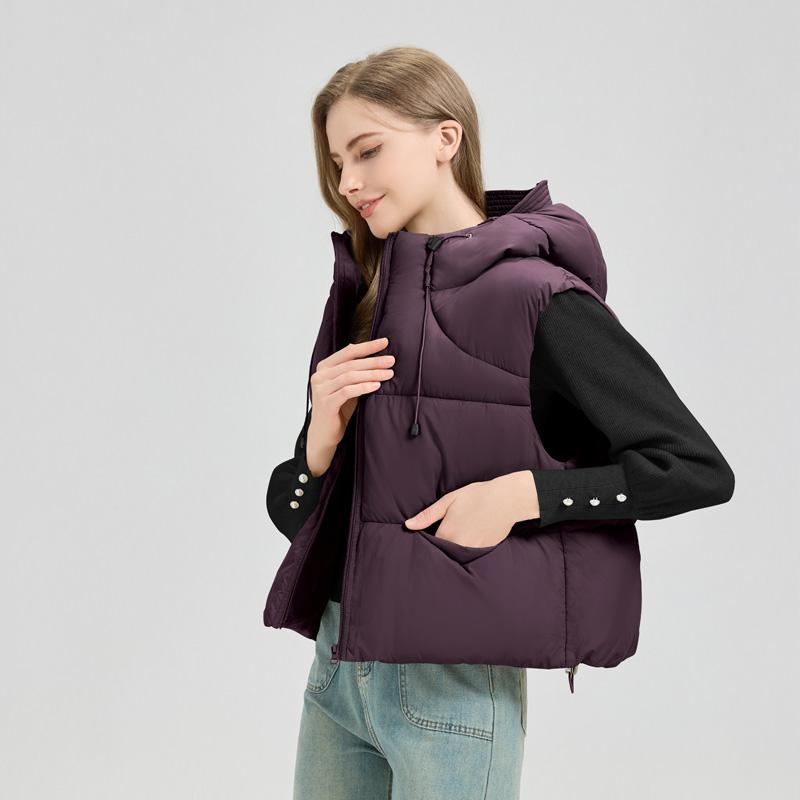 Women's Warm Solid Color Vest For Autumn And Winter