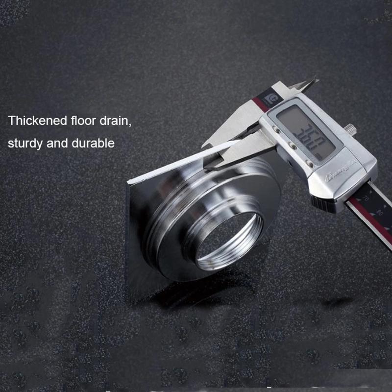 Bathroom Drainer Floor Cover Rectangle SS 304 Floor Drain for Toilet Floor Drain Grating