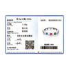 MODIAN 925 Silver Sweet Romantic Colorful Zircon Heart Stackable Eternity Band Trendy Rings For Women Fine Jewelry