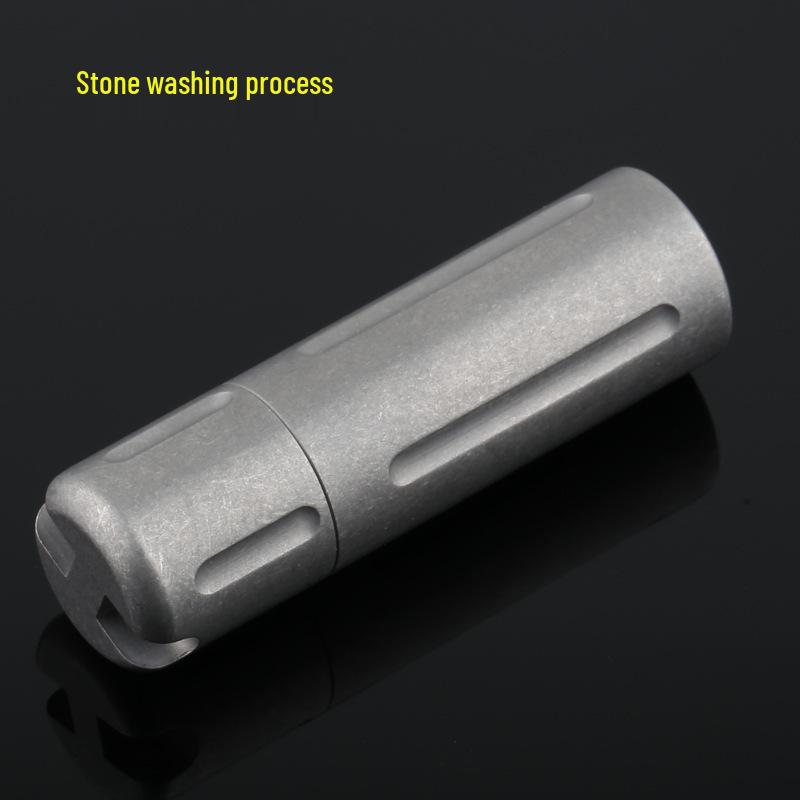 Titanium Alloy Portable Medicine Capsule – Outdoor Protective Gear Storage Box