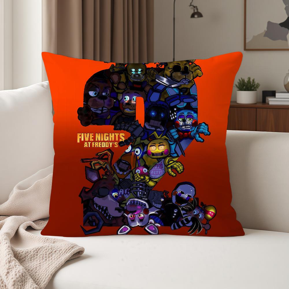 Fear Film F-FNAF 2 Cool Pillow Case Suitable For Bedrooms Living Rooms Cars Home Decoration