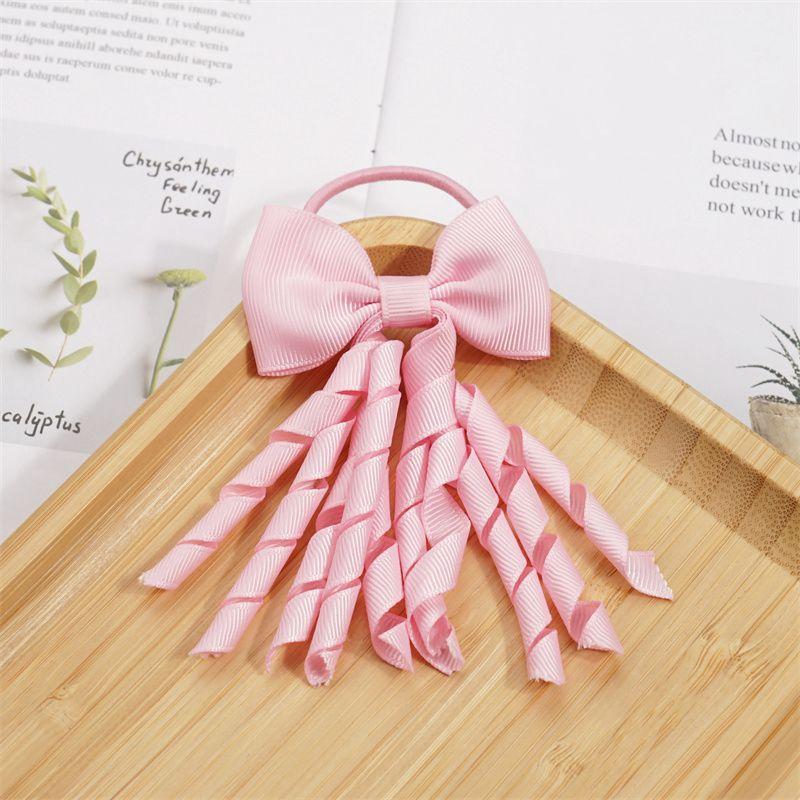 Hair Accessories Hair Ring Cheerleading Girl Hair Rope Roll Tassel Rubber Band Bow Headdress Children's Ornaments