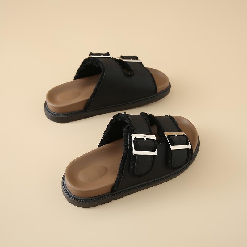 Female Shoes Ladies' Slippers Platform 2025 Summer Soft Slides Retro Concise Slippers Women Summer Shoes Slides Pantofle Platfor