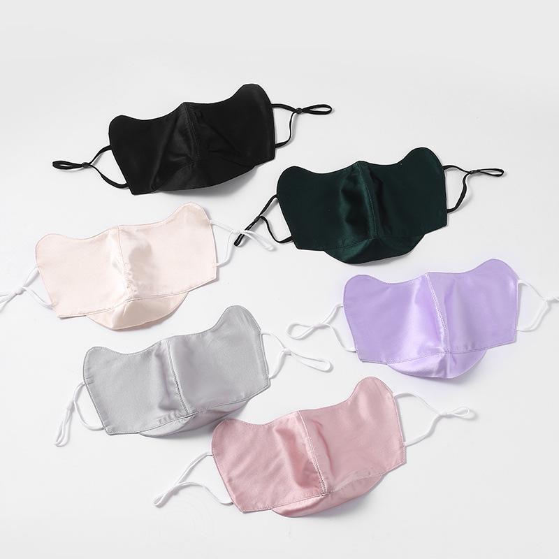 Women's 100% Mulberry Silk Sun Mask - Breathable, Anti-UV, Double Layer, Full Face Coverage for Summer Cycling.