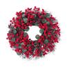 Festive Christmas Decoration Wreath Holiday Decoration Candlestick Garland