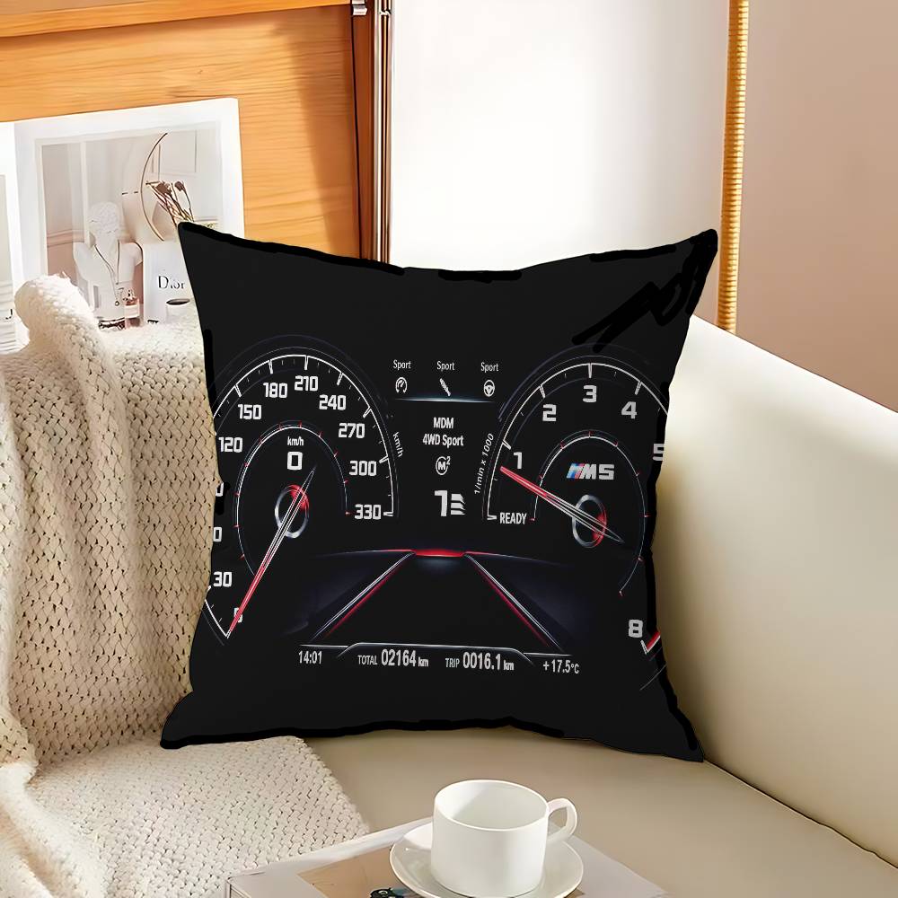 Car Dashboard Pattern Cushion Cover Pillow Cover Decor Pillowcase Printed Cushion Case for Couch