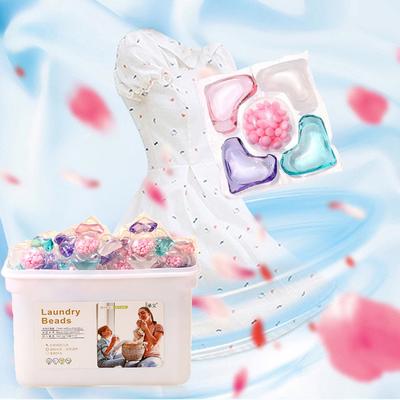 50 Pièces 5 en 1 Capsules de Nettoyage pour Linge Lessive Savon Boîte Arôme Linge Liquide Capsule Balle pour Maison Dortoir