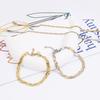 New Fashion 3in1 Crossover Snake Chain Bracelet 304 Stainless Steel Twist Bracelet For Women Men Punk Jewelry Gift