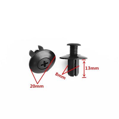 8MM Universal Car Expansion Screw Clip for Fender, Mudguard, Bumper Fastening