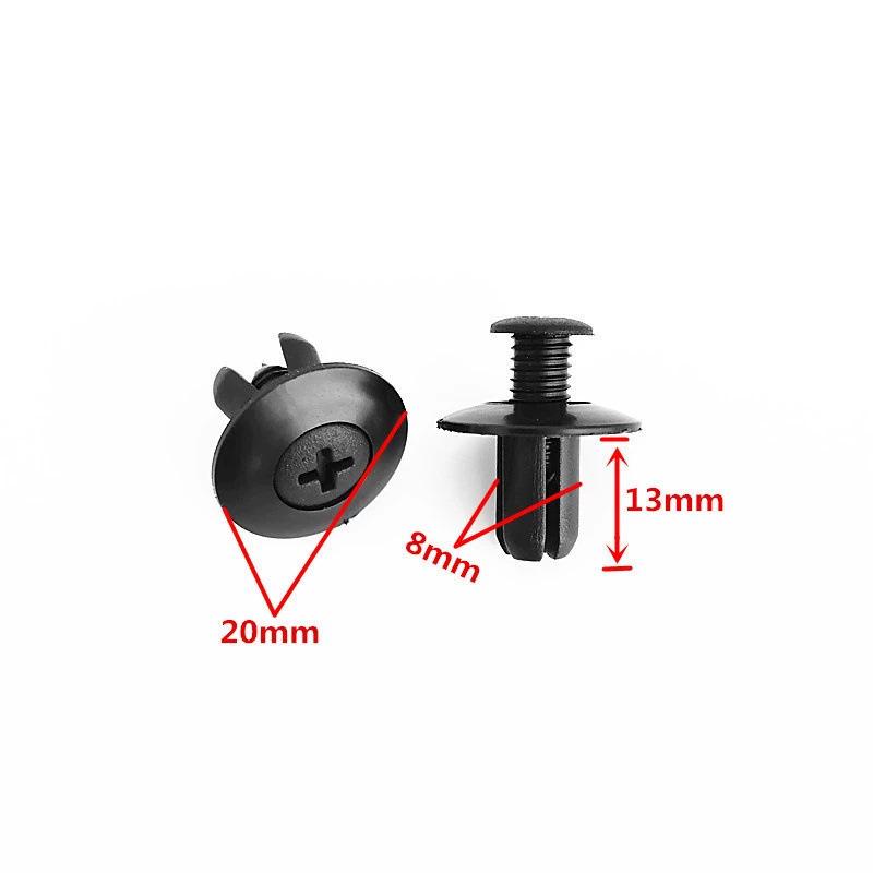 

8MM Universal Car Expansion Screw Clip for Fender, Mudguard, Bumper Fastening 10PCS per pack