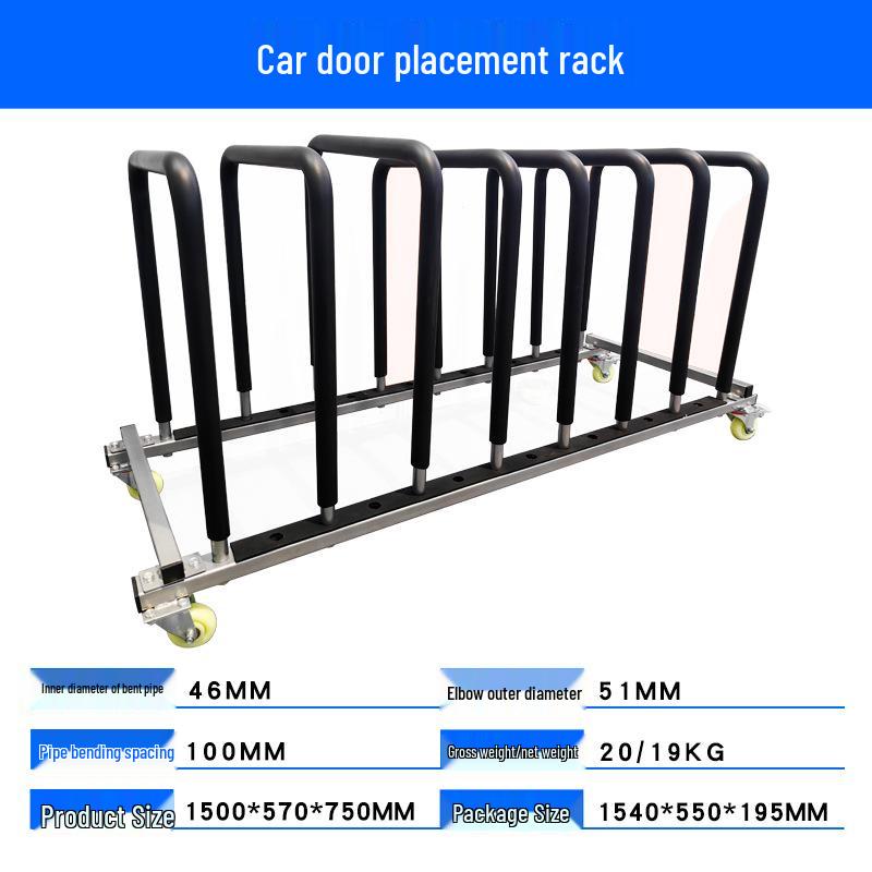 Multi-function Rotating Spray Booth Rack for Car Bumper and Sheet Metal Painting