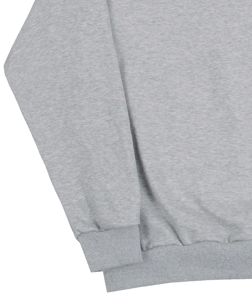 GRAVER [Unisex] Small Drawing Smile Sweatshirt_Gray