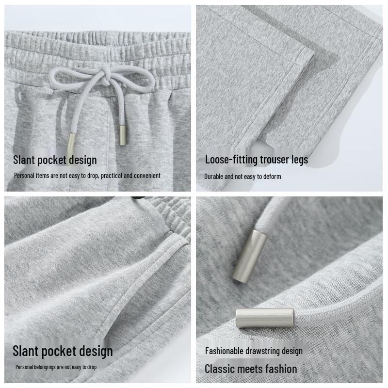 JEEP SPIRIT Men's Loose Straight-Leg Casual Sweatpants