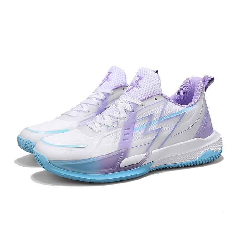 Basketballschuhe Herren Sportschuhe Neu 2 Frühling und Sommer Mesh Atmungsaktiv Leuchtend High-Top Kampf Verschleißfest Sneaker