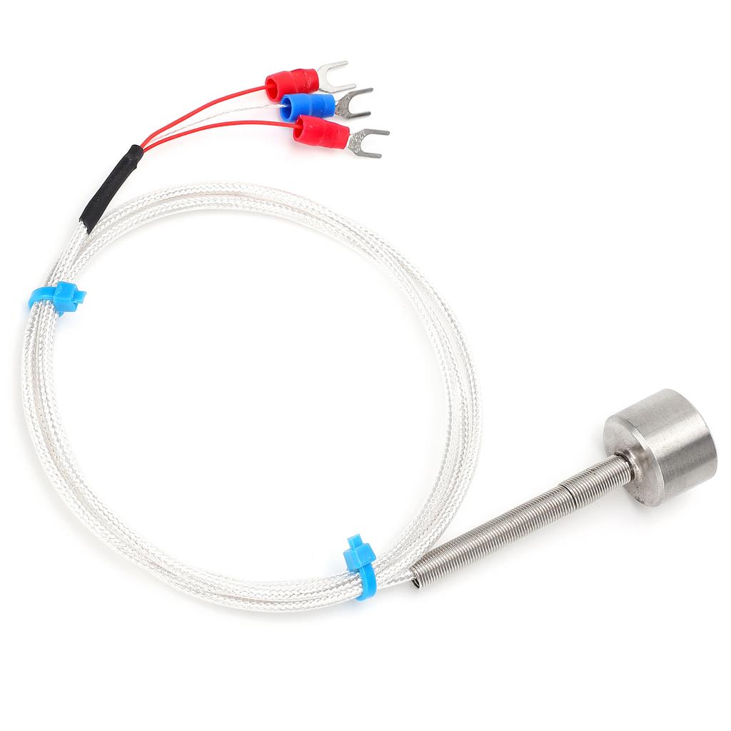 PT100 Magnetic Temperature Sensor Waterproof Adsorption Thermistor 60 to +150 celsius (3meters )