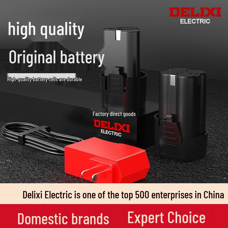 Delixi 16.8V Electric Ratchet Wrench with Lithium Battery and Charger Accessories
