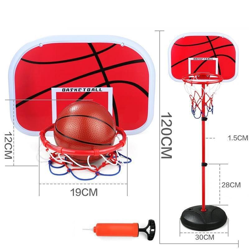 Toddler Basketball Hoop 64-165CM Height Adjustable Kids Hoop for Indoor & Outdoor Mini Basketball Goal Ball Game for Boys & Girl