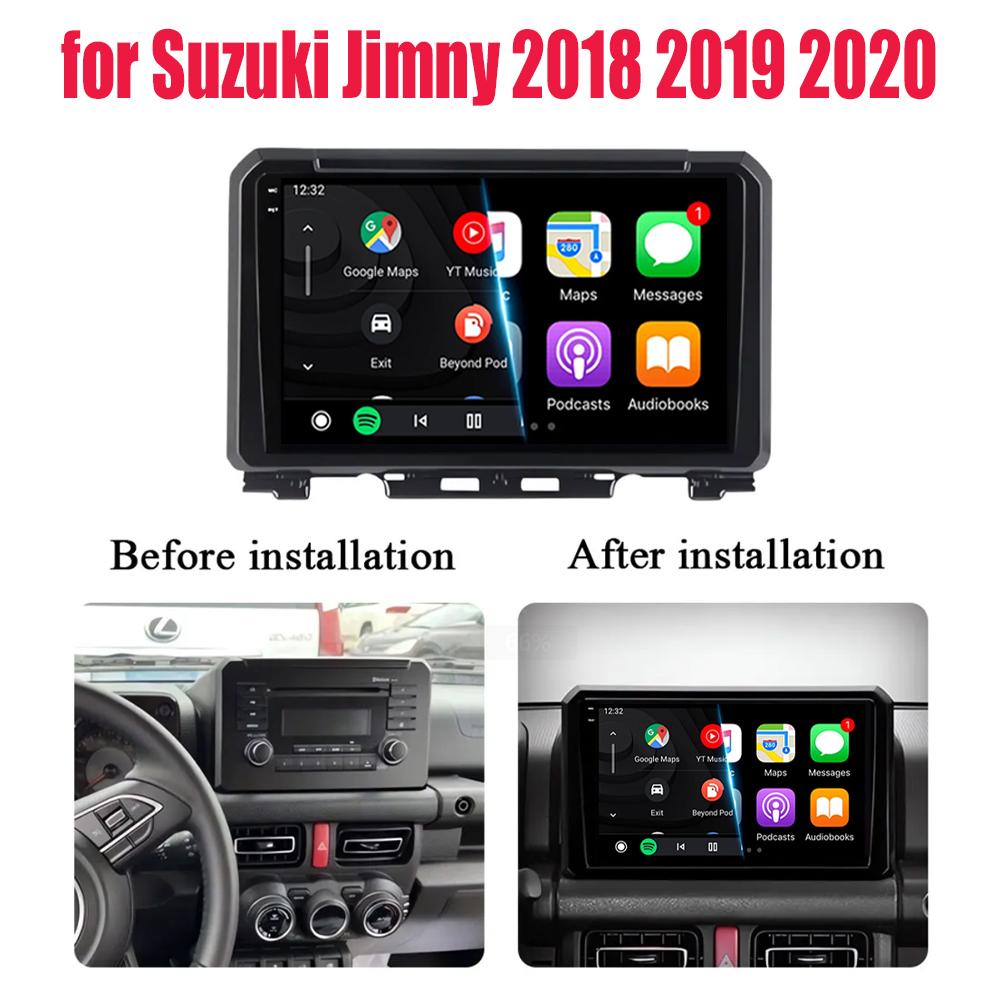 9 Inch Android 14 For Suzuki Jimny JB64 JB74 2018 - 2020 Multimedia Video Player Car Radio Stereo GPS Navigation Carplay